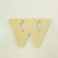 thumbnail image 3 of Package of 1, 8 Inch X 3/4" Thickness Baltic Birch Wood Letter w in The Goudy Heavy Font, Thick, Lower Case for Art & Craft Project, Made in USA, 3 of 4