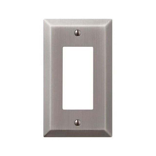 Amerelle 163RAN 1 Rocker Antique Nickel Stamped Steel Wall Plate