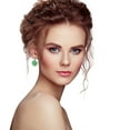 thumbnail image 3 of Heliisoer Christmas Series Jewelry Alloy Plating Colorful Elegant Fashion Earring Set, 3 of 7