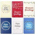 thumbnail image 1 of 36-Pack Merry Christmas Greeting Cards Bulk Box Set - Winter Holiday Xmas Greeting Cards with Colorful Festive Light Designs, Envelopes Included, 4 x 6 Inches, 1 of 7