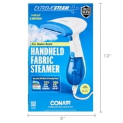 Conair Handheld Garment Steamer for Clothes, ExtremeSteam 1200W, Portable Handheld Design, White/Blue