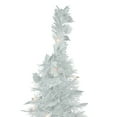 thumbnail image 3 of Northlight 6' Pre-Lit White Tinsel Pop-Up Artificial Christmas Tree, Clear Lights, 3 of 5