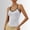 White, variant on Women's Tanks Summer V-Neck Racerback Yoga Gym Tank Tops for Women Breathable Performance Workout Top Navy XL
