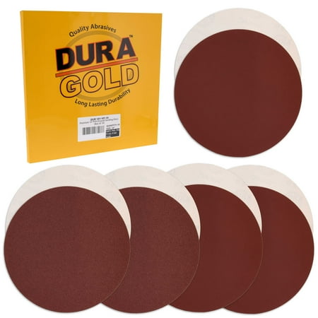 

Dura-Gold Premium 10 Sanding Discs Variety Pack Box - 60 80 120 180 240 Grit (2 Discs Each 10 Total) - Sandpaper Discs with PSA Self Adhesive - Drywall Floor Woodworking Auto For Power Sander