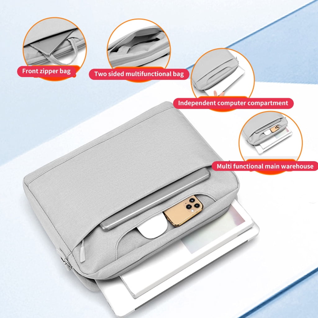 Protective Laptop Case Sleeve With Shoulder Strap For 14Inch/15.6in Notebook,Spacious Business Case for Travel &Commutes