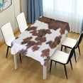 thumbnail image 7 of GZHJMY Cow Tablecloth, Rectangle Waterproof Washable Polyester Table Cover for Picnic Dinner Holiday Party Decor, 54 x 72 Inch, 7 of 7
