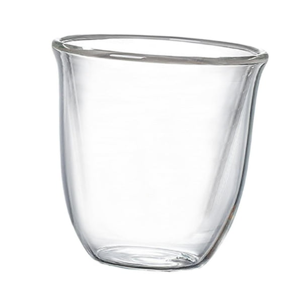 Tazas de doble pared, taza de vidrio de doble capa, vasos, taza de té, resistente al calor, para espresso 80ml
