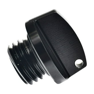 Tappo Olio Moto In Alluminio Lavorato CNC - Compatibile Yamaha R6, R1, R3, FZ6, XV535 - Colore Nero