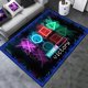 thumbnail image 1 of Games Area Rugs, Gamer Rug for Boy Cool Player Room Decor, Gaming Carpets for Boys Teens, Child Play Soft Floor Mat for Dining Living Room Sofa, Video Game Decor Decorate Doormats Black, 1 of 5