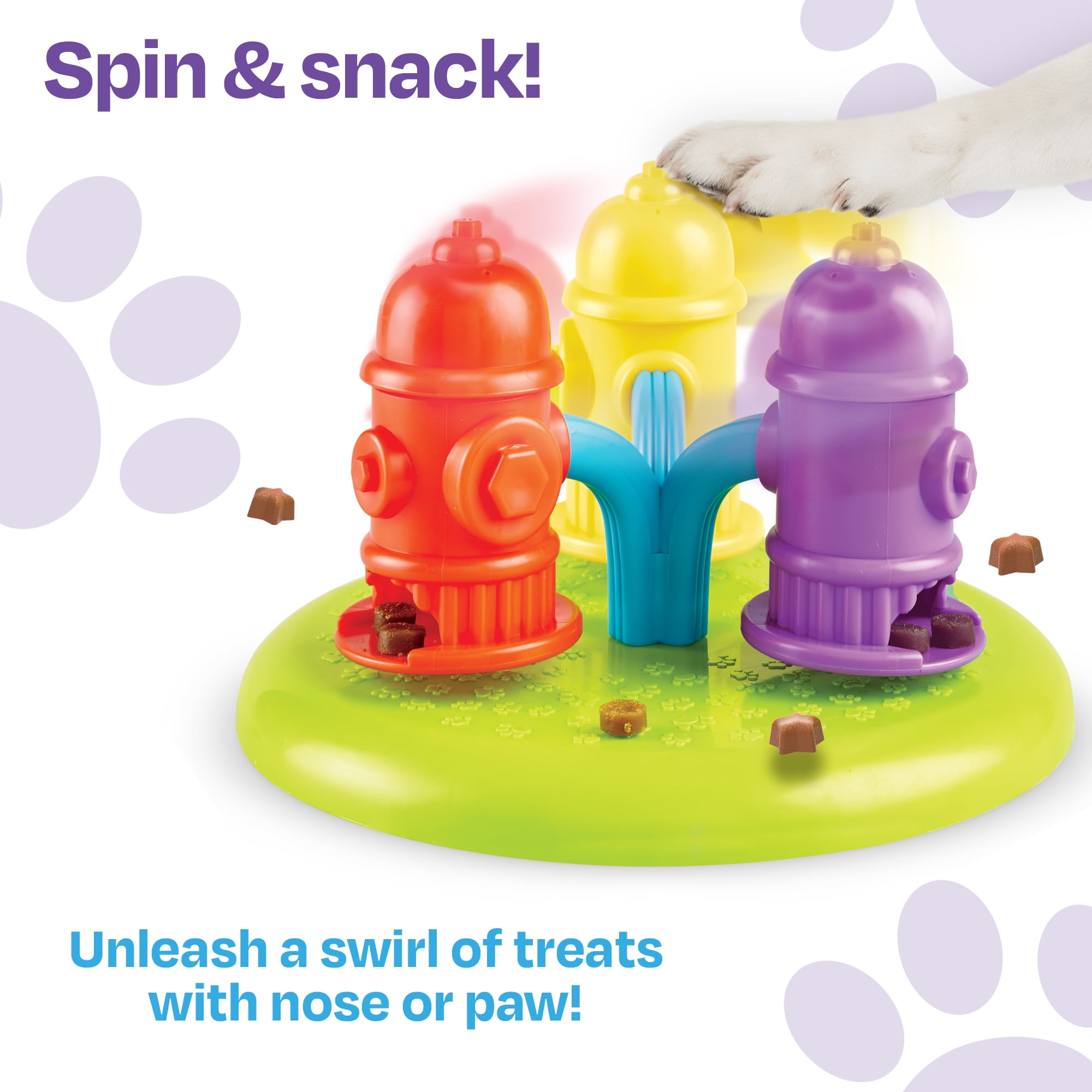 [2 Pack] Dog Treat Puzzle Enrichment Toy - Interactive Dog Treat Dispenser Toy – Dog Treat Hider for Aggressive Chewers - Dog Treat Puzzles for