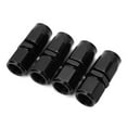 thumbnail image 1 of 4pcs Universal Straight AN6 ‑6AN Swivel Hose End Fitting Adaptor Polishing Surface, 1 of 9