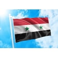 thumbnail image 4 of DMSE Drapeau de la République Arabe Syrienne 3X5 Pieds 100 % Polyester Drapeau 100D Résistant aux UV (3 Pieds X 5 Pieds Pieds), 4 of 4