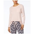 thumbnail image 3 of Alfani Womens Scoop Neck Pajama Top Only,1-Piece, Large, Soft Shell, 3 of 3
