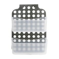 thumbnail image 4 of Contenedores de almacenamiento ajustables, organizador de ducha colgante, estantes de almacenamiento inoxidables, estante de almacenamiento para baño, Negro sin agujero, 4 of 8