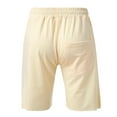 CTPDG Mens Casual Shorts Big and Tall Summer CutOff Drawstring Walk