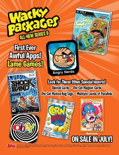 2012 Wacky Packages Old School 4th Series Baseball Complete Set Wrapper 