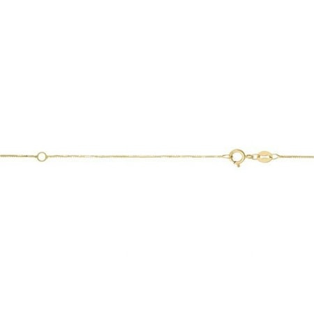 Royal Chain 18 in. 14K Yellow Gold Double Extendable Classic Box Chain with Lobster Clasp