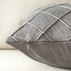 thumbnail image 4 of Velvet Cushions Decorative Pillow Cases 18x18 Soft Pillow Cover for Bedroom Outdoor (Gray), 4 of 5