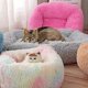 thumbnail image 5 of Bed Xs Size Warm Winter Square Super Soft Sleeping Dog Bed Long Plush Washable Cat Mat Basket Puppy House 1Pcs Rainbow Colors, 5 of 5