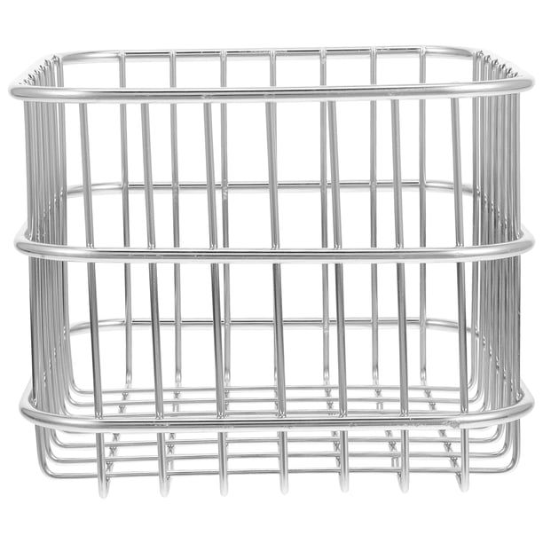 Cesta coladora de acero inoxidable, soporte para verduras, cesta escurridora para cubiertos de cocina
