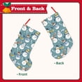 thumbnail image 2 of Goofa Snowflake Scarf Snowman for Christmas Stockings, 18inch Xmas Hanging Stocking Decorations for Christmas Party Family Decor, 2 of 7
