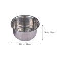 thumbnail image 4 of Multi-use Vegetable Steamer Stainless Steel Steaming Basket For Vegetable Dumpling, 4 of 8