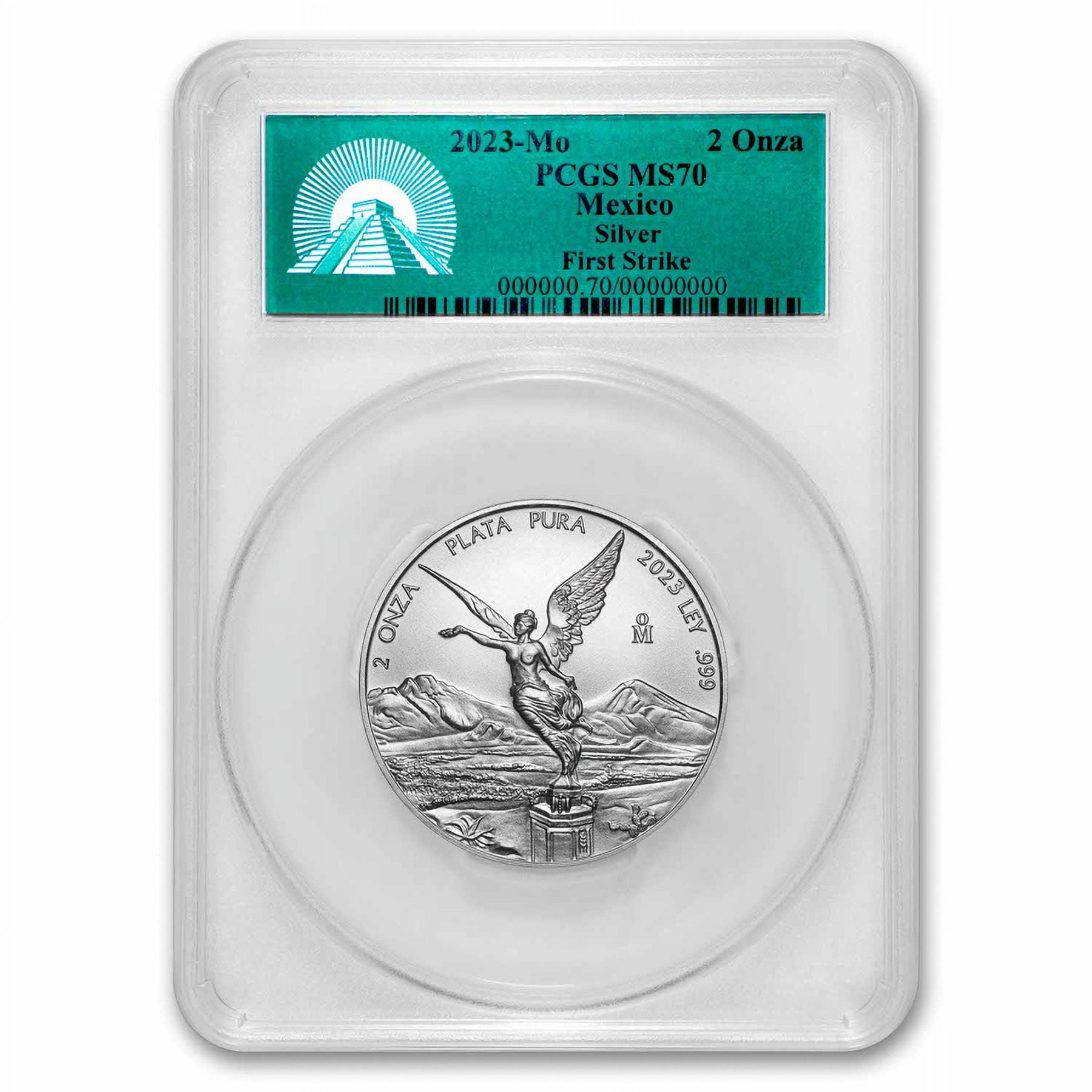1991 Mexico 1 oz Silver Libertad Type 2 MS-67 PCGS - Walmart.com