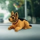 thumbnail image 5 of Adorno de perro para coche con cabeza movible, de resina, bonito muñeco para el interior del coche., 5 of 6