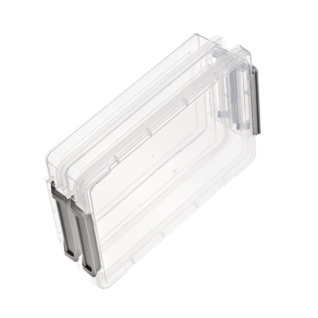 Portable File Box, Stackable Dustproof A4 Document Case for Documents, Files, and Certificates with Premium Plastic Material