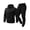 Black&05^0612R, variant on Mens 2 Piece Sweatsuit Fleece Long Sleeve Hoodie Sweatshirt Joggers Sweatpants Set Winter Warm Sports Mens Track Suit XXL