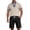Beige, variant on Two Piece Outfits for Men Short Sleeve Pullover Shirts Shorts Matching Set Summer Loungewear Set