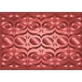 thumbnail image 1 of Ahgly Company Tapis Rectangulaire Rouge Lavable en Machine, 7 Pieds x 9 Pieds, 1 of 7
