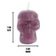 thumbnail image 2 of Velas en forma de craneo 4 piezas en color morado, 2 of 6