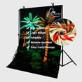 thumbnail image 4 of BSDHOME Polyester 5x7ft Colorful Light Decoration Backdrop Empty Street City Night View Photography Background, 4 of 5