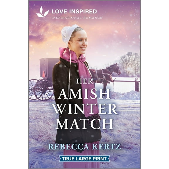 Her Amish Winter Match: An Uplifting Inspirational Romance, (Paperback)