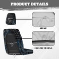 thumbnail image 6 of KUIFORTI US Flag Deer UTV Seat Covers Seats Cover with Headrest Covers for Yamaha Rhino 700 660 450 2004-2021 Water-Resistant Soft Rhino Accessories Bucket Seat Cover, 6 of 7