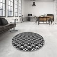 thumbnail image 3 of Ahgly Company Indoor Rectangle Patterned Black Novelty Area Rugs, 8' x 12', 3 of 6