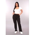 thumbnail image 4 of High Rise Straight Leg Cargo Pants - Black, 4 of 9