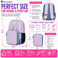 thumbnail image 4 of Champion Boys & Girls School Backpack with Detachable Lunch Box Set - 2-Piece Bundle for Kids (17 Inch), 4 of 8