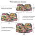 thumbnail image 5 of ALAZA Tropical Flowers-t2 Windshield Sun Shade Car Foldable Sun Visor Block UV Rays Protector 57"x31.5", 5 of 8