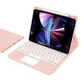 thumbnail image 1 of compatible iPad Pro 11 (2024) M4 Support de Tablette en Cuir Tactile + Clavier Bluetooth à Pavé Tactile X7 - P Newway CPDD, 1 of 5
