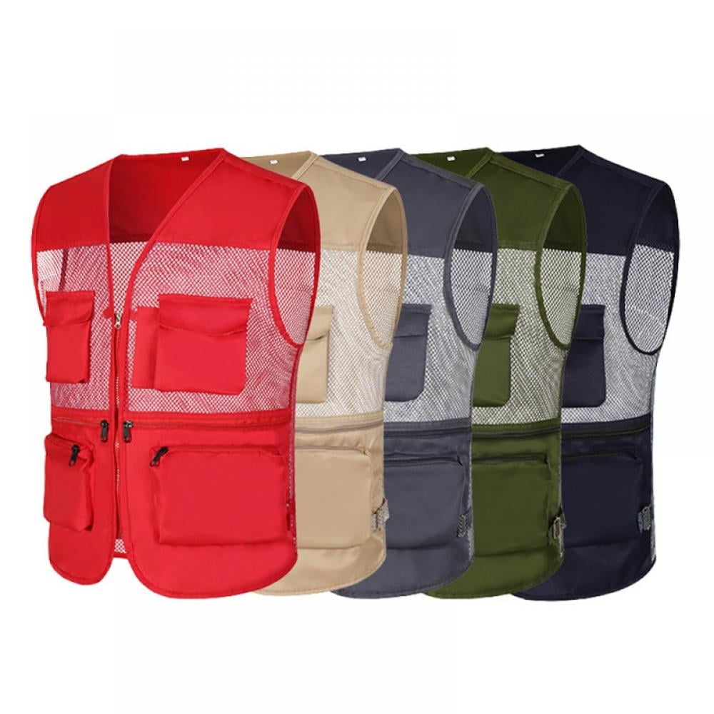 Outdoor Fly Fishing Vest with Multi-Pockets for Fishing,Hunting