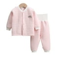 thumbnail image 3 of Esaierr Thermal Underwear Outfit for Infant Baby Long Pants Autumn Winter Base Layer Boys Girls Cold Weather Tops Bottom for 6 Months-24 Months, 3 of 9