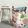thumbnail image 6 of Fuzoiu Christmas Gingerbread Cookies Print Circular Hamper,Laundry Basket with Handle,Collapsible Laundry,Dirty Clothes Storage Basket,for Bedroom Bathroom Dorm Living Room-Medium, 6 of 6