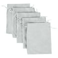 thumbnail image 5 of Koyal Wholesale 8" x 10" Light Gray Velvet Drawstring Favor Bags, 25-Pack, 5 of 5