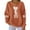 Orange, variant on Taqqpue Women Valentine Day Sweatshirt Love Heart Printed Pullover Sweatshirt Cute Long Sleeve Crew Neck Casual Plus Size Top for Women