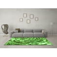 thumbnail image 3 of Ahgly Company Indoor Round Abstract Green Modern Area Rugs, 8' Round, 3 of 4
