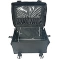 thumbnail image 5 of VER Beauty Professional Soft Sided 4-Tiers Accordion Trays Makeup Cosmetics Train Case Salon Cosmetology Portable Hair Stylist Organizer Large Box Brush Holder Shoulder Strap, 5 of 6