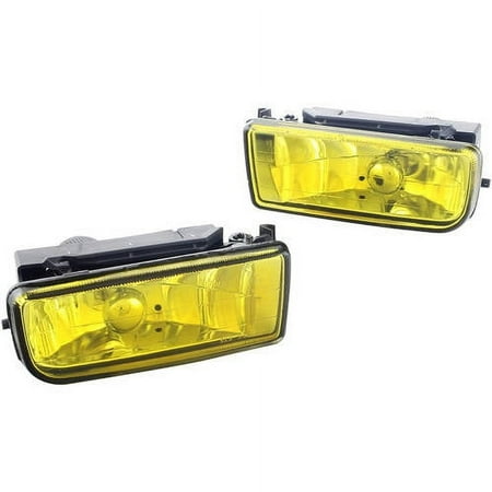 Fog Light For 92-98 BMW 3 Series Yellow Lens, Pair