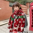 thumbnail image 2 of Prolriy Scarf for Women Shawl Women and Warm Couple Christmas Models Fashion Scarf Knitted Men Scarf Womens Scarf B, 2 of 4